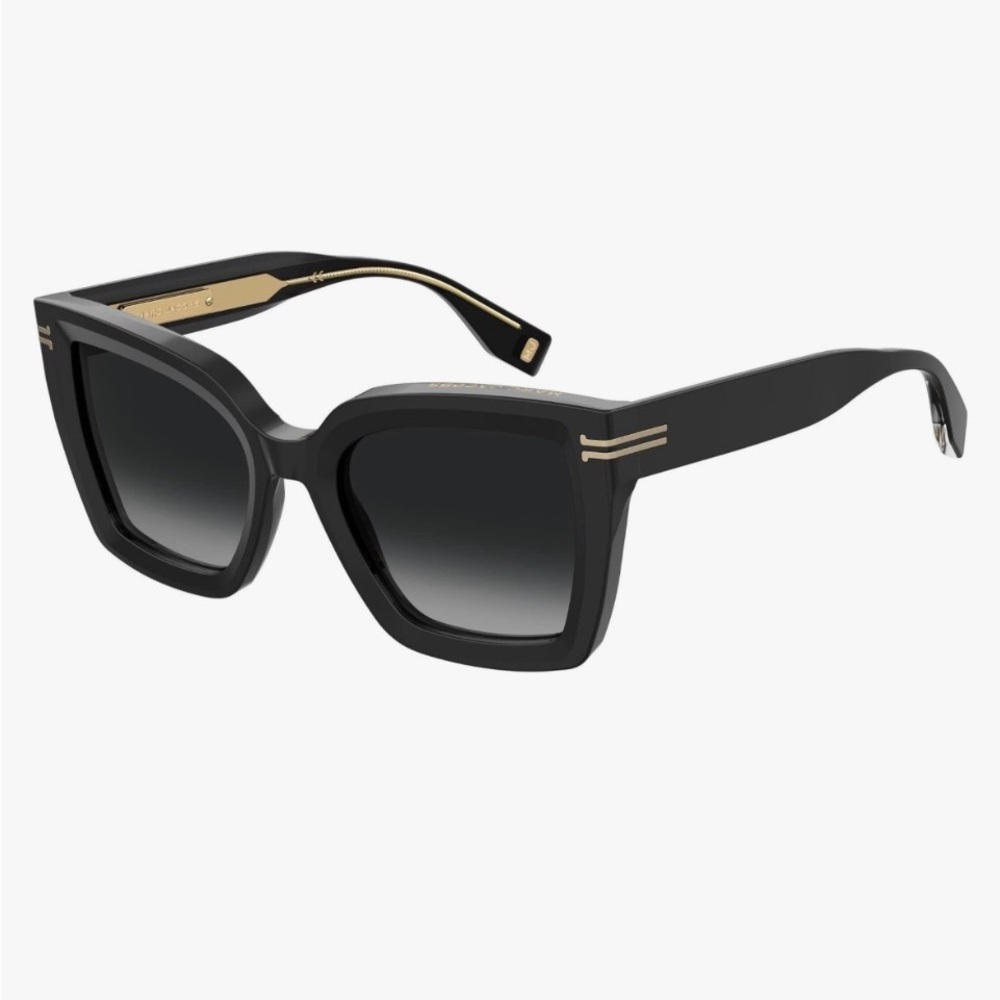 SOLD - Marc Jacobs Butterfly Sunglasses Black and Gold - Picture 11 of 12